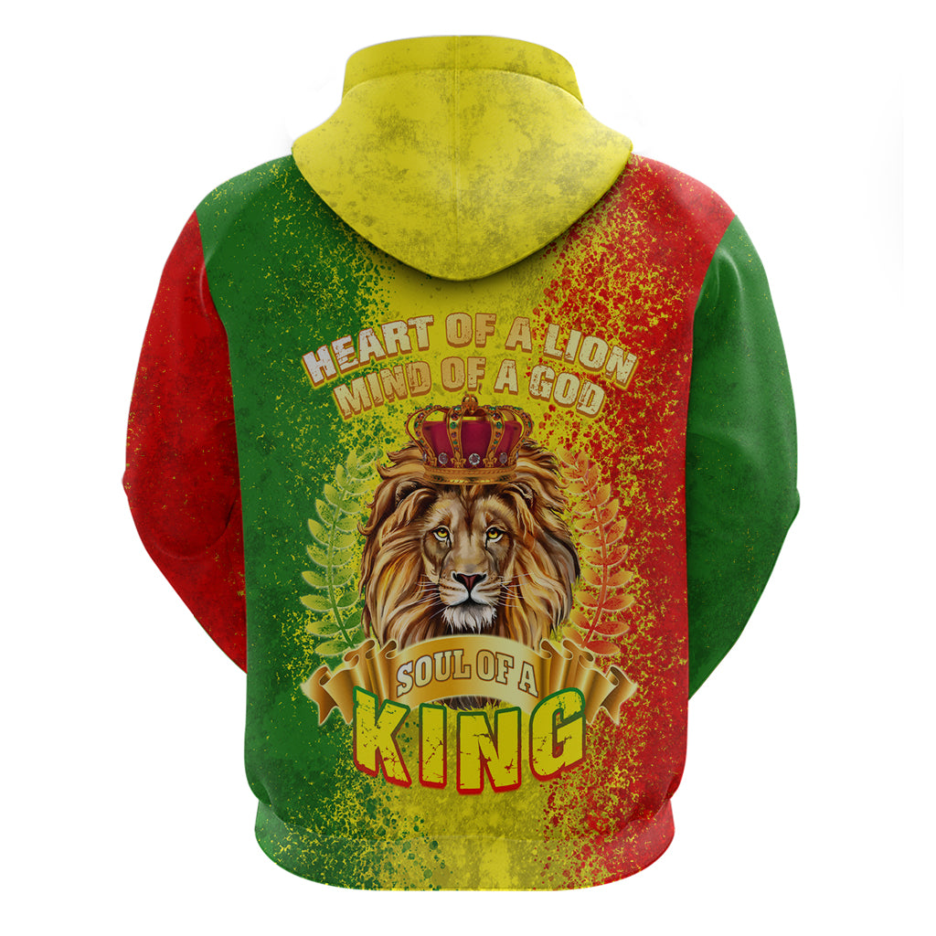 King's African Spirit Hoodie Heart of A Lion DT02