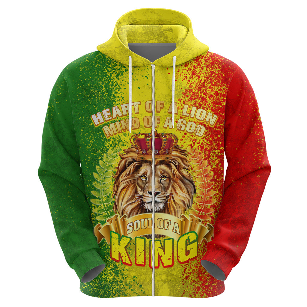 King's African Spirit Hoodie Heart of A Lion DT02