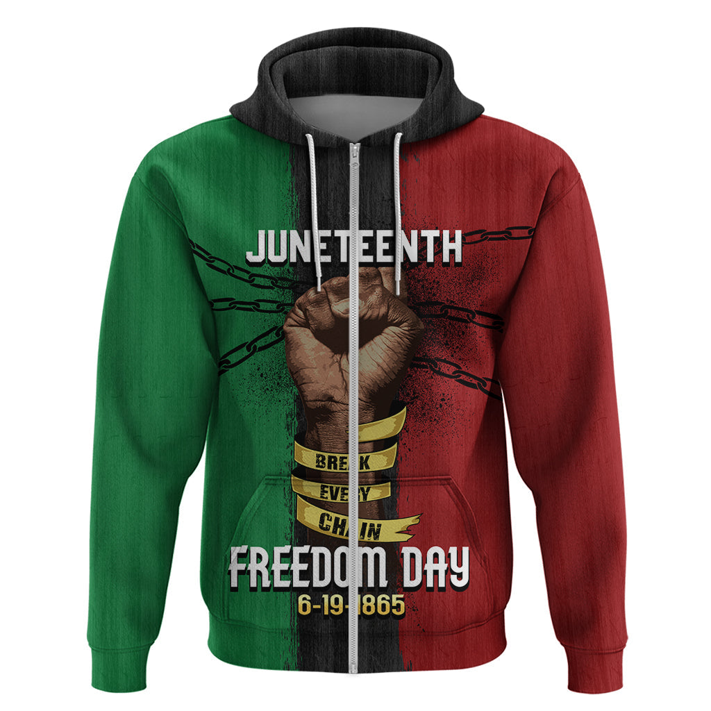 Juneteenth Freedom Day Hoodie Black Pride Month DT02