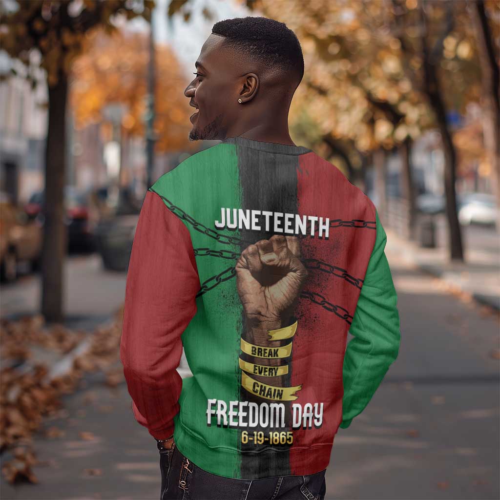 Juneteenth Freedom Day Sweatshirt Black Pride Month DT02