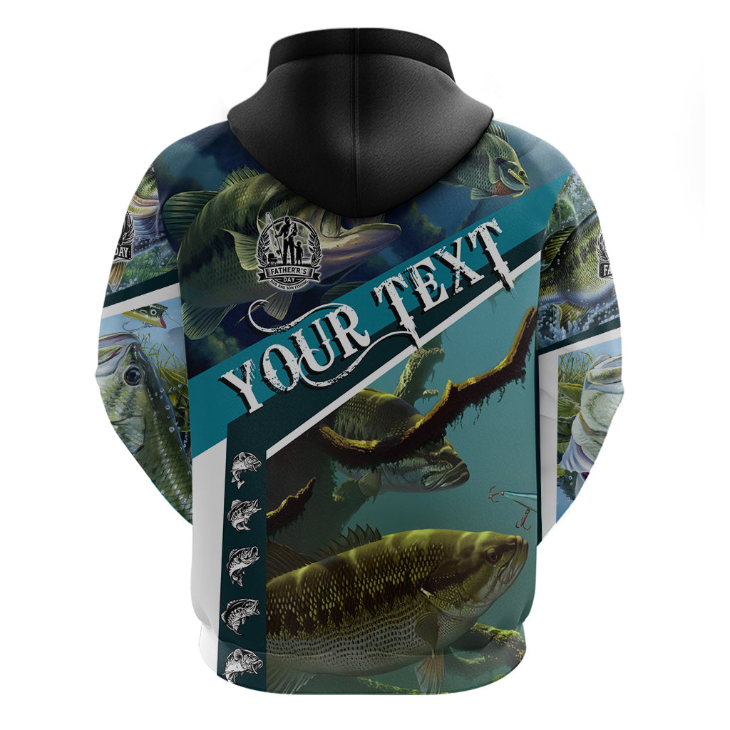 Happy Father's Day Bass Fishing Hoodie Dad and Son DT02