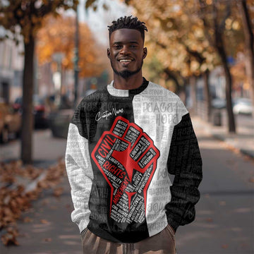 Personalized Civil Rights Movement Justice Fist Sweatshirt DT02
