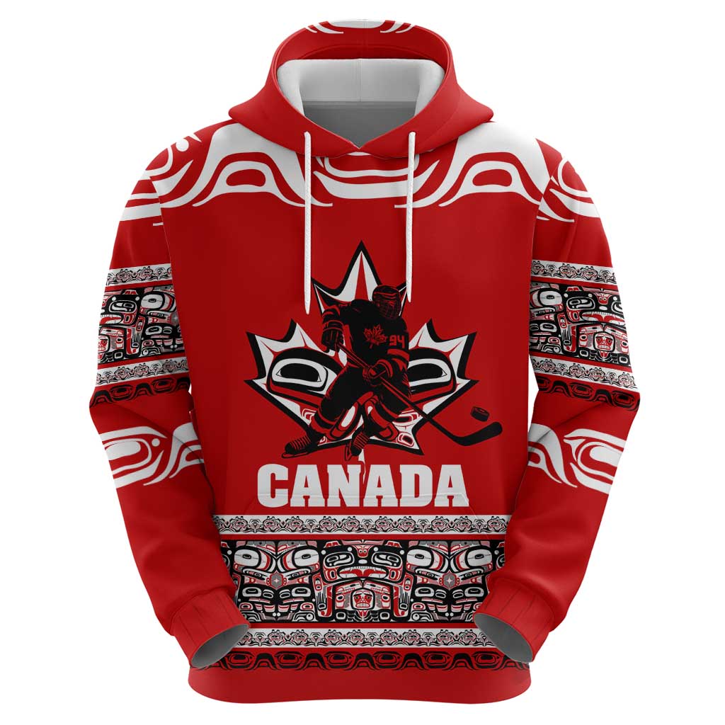 Haida Hockey Canada Hoodie Maple Leaf DT02