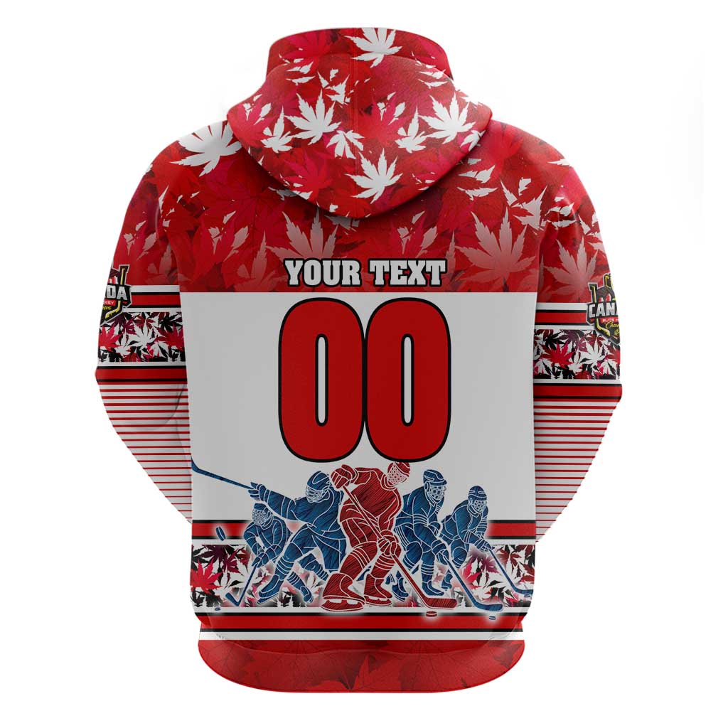 Personalized Canada Elite Hockey Hoodie Champions Spirit DT02