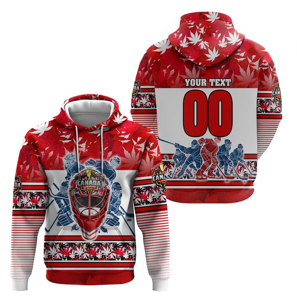 Personalized Canada Elite Hockey Hoodie Champions Spirit DT02