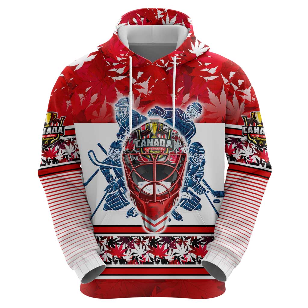 Personalized Canada Elite Hockey Hoodie Champions Spirit DT02