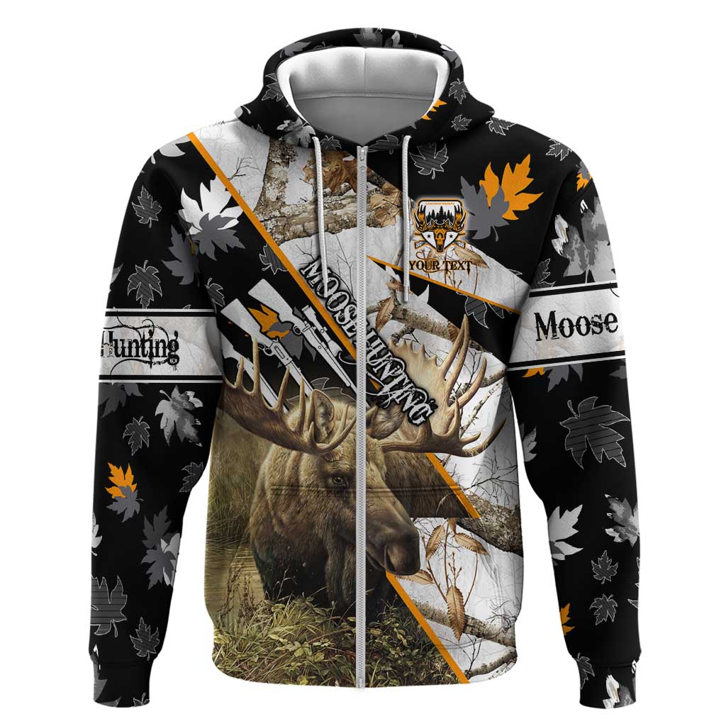 Personalized Moose Hunting Hoodie Autumn Wilderness Adventure Camo DT02