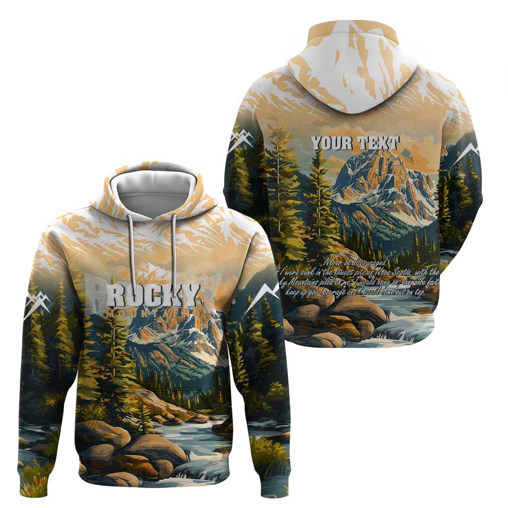 The Beauty of Rocky Mountains Hoodie DT02