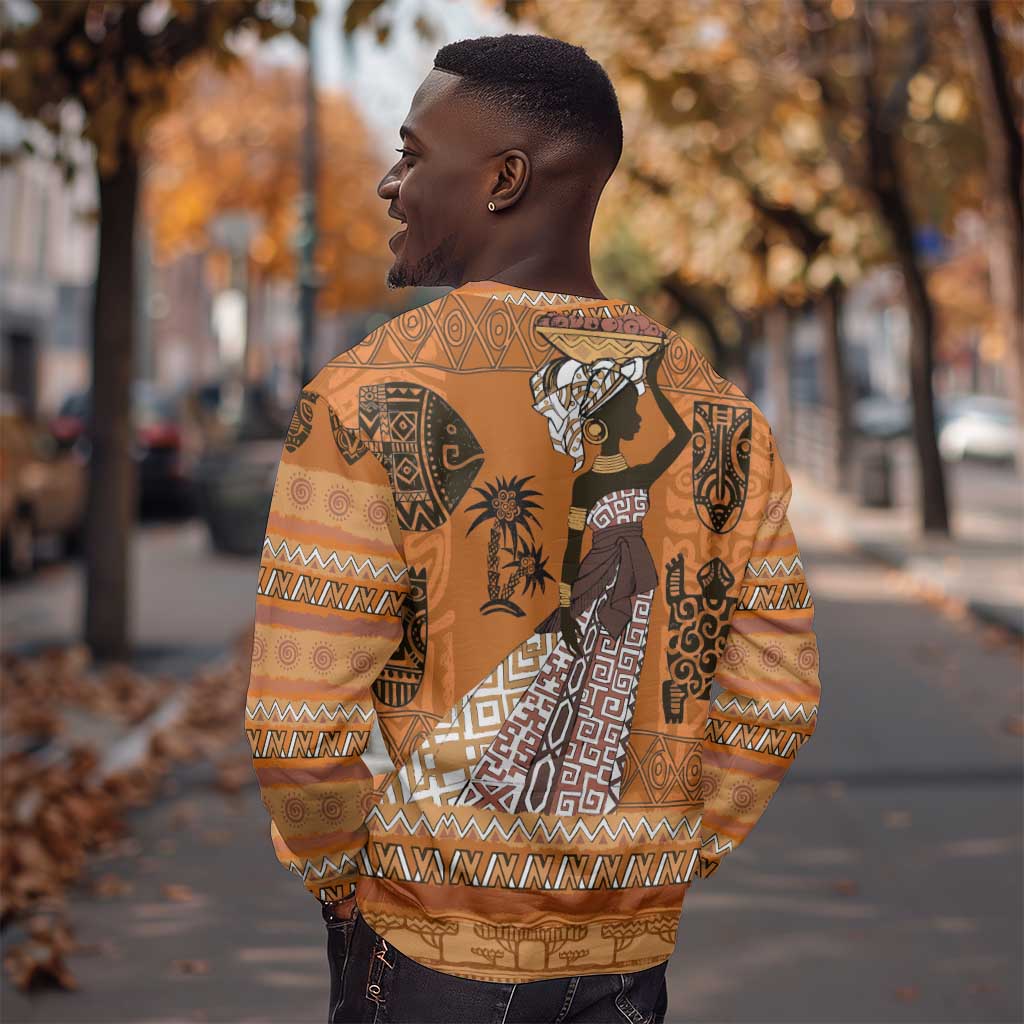 Personalized Beautiful Woman African Sweatshirt DT02