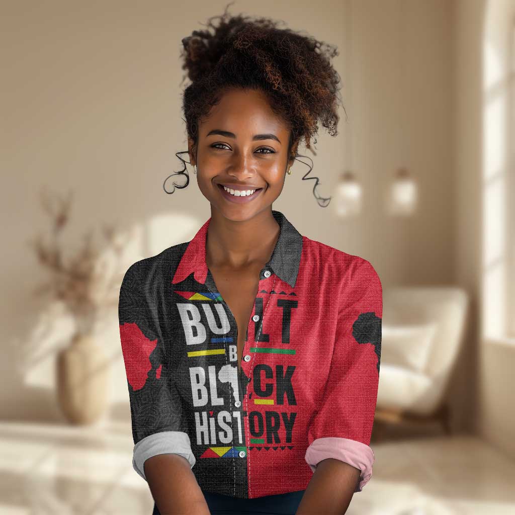 Built By Black History Women Casual Shirt DT02