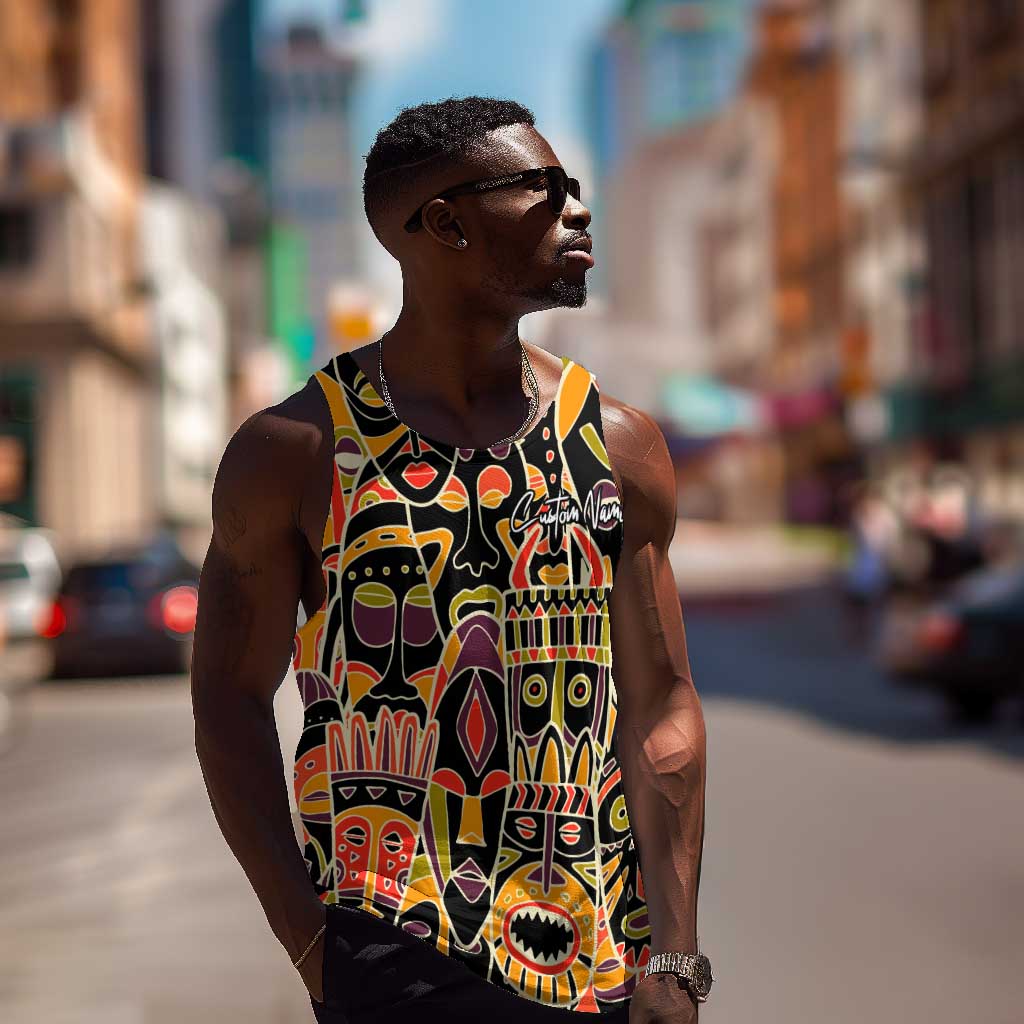 The Spirit of Africa Custom Men Tank Top DT02