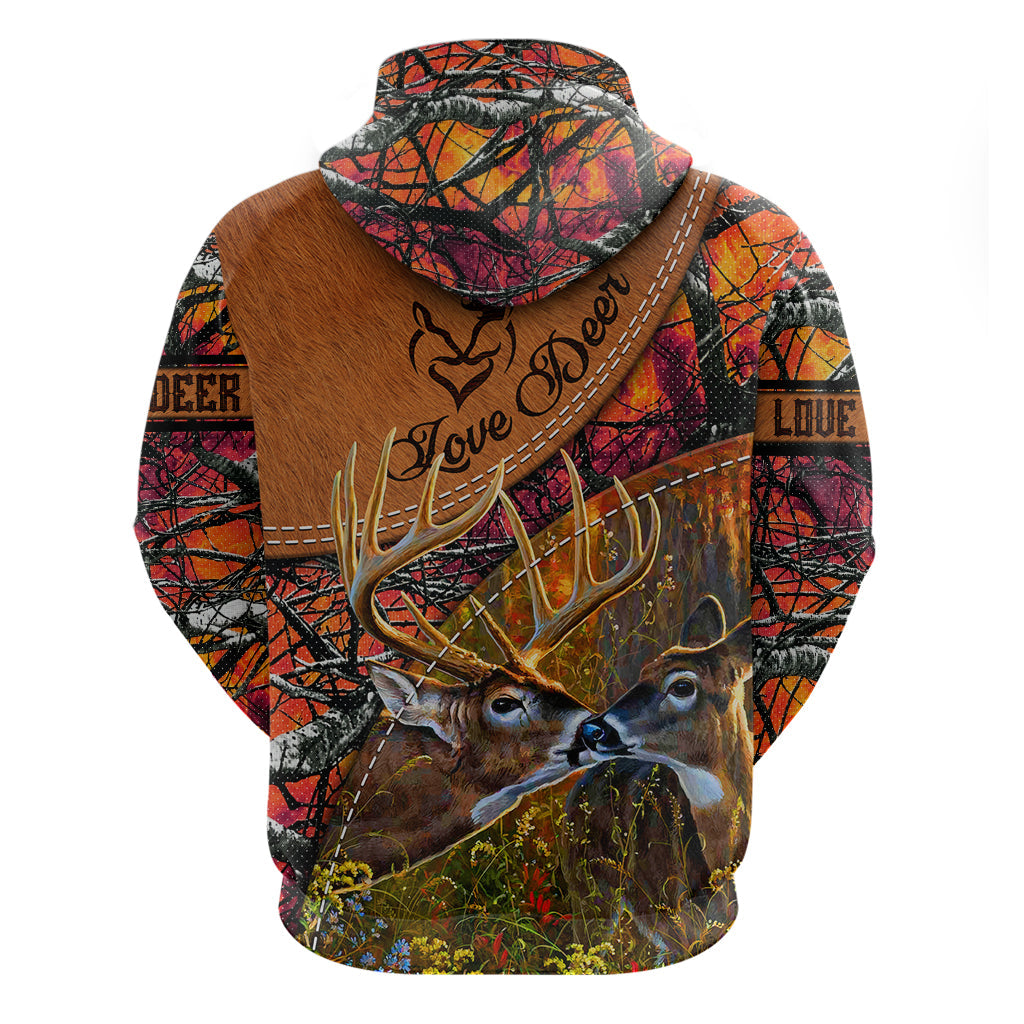 Love Deer Hoodie Deer Hunting Realtree Fire DT02