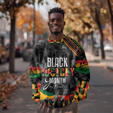 Personalized Black History Month Sweatshirt with African American Heroes DT02