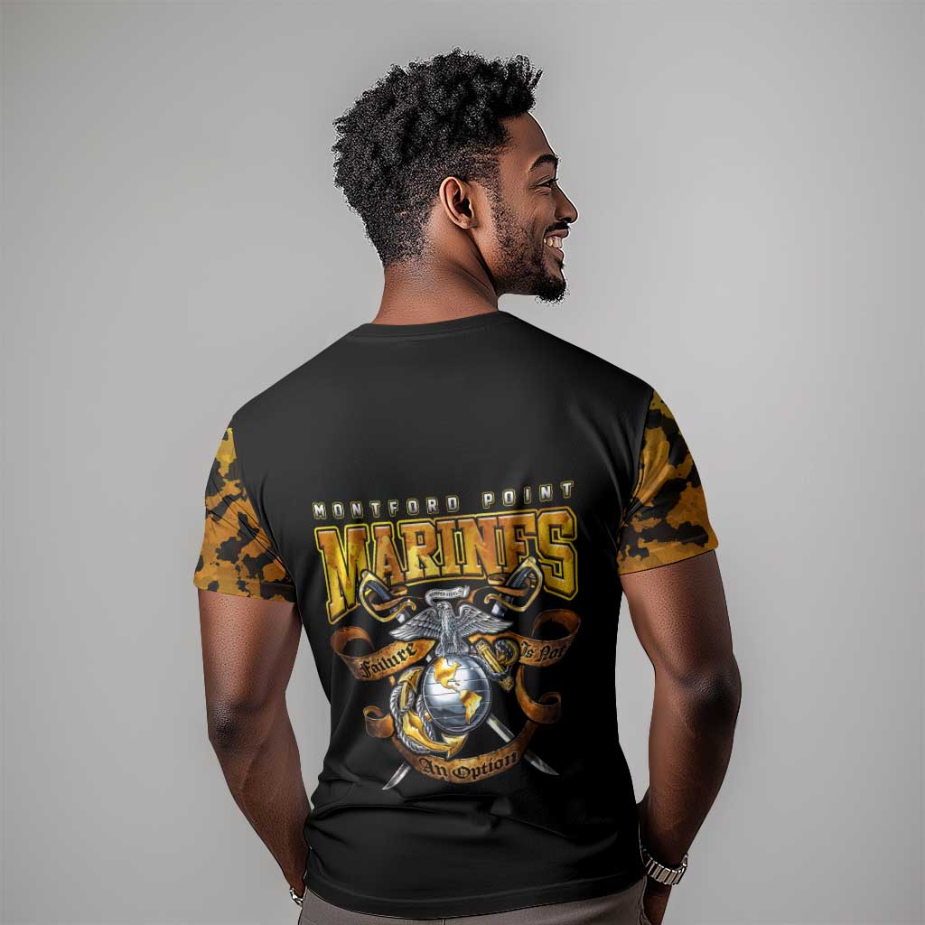 Montford Point Marines T shirt Afro Black History Tribute DT02