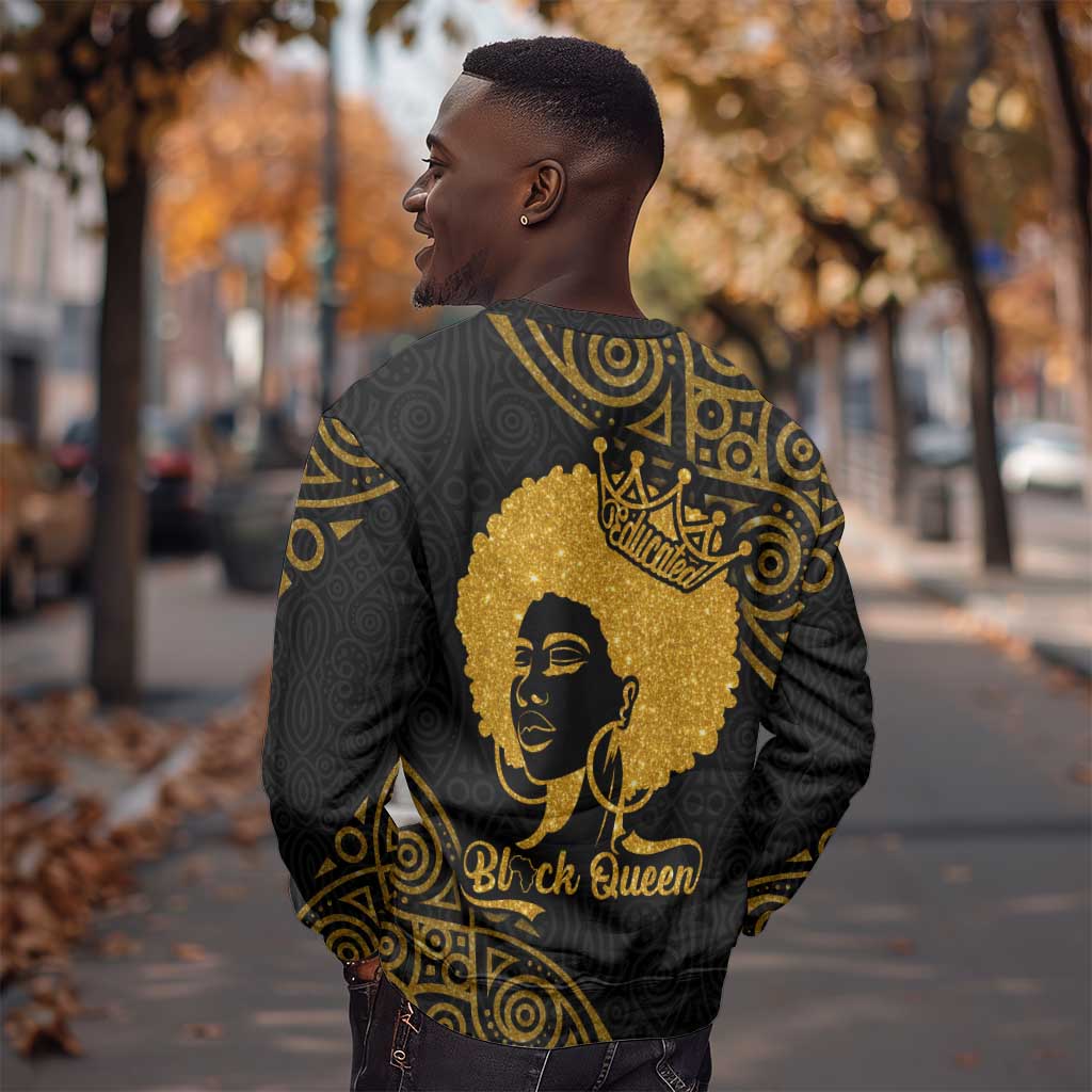 Educated Black Queen Sweatshirt African Women DT02