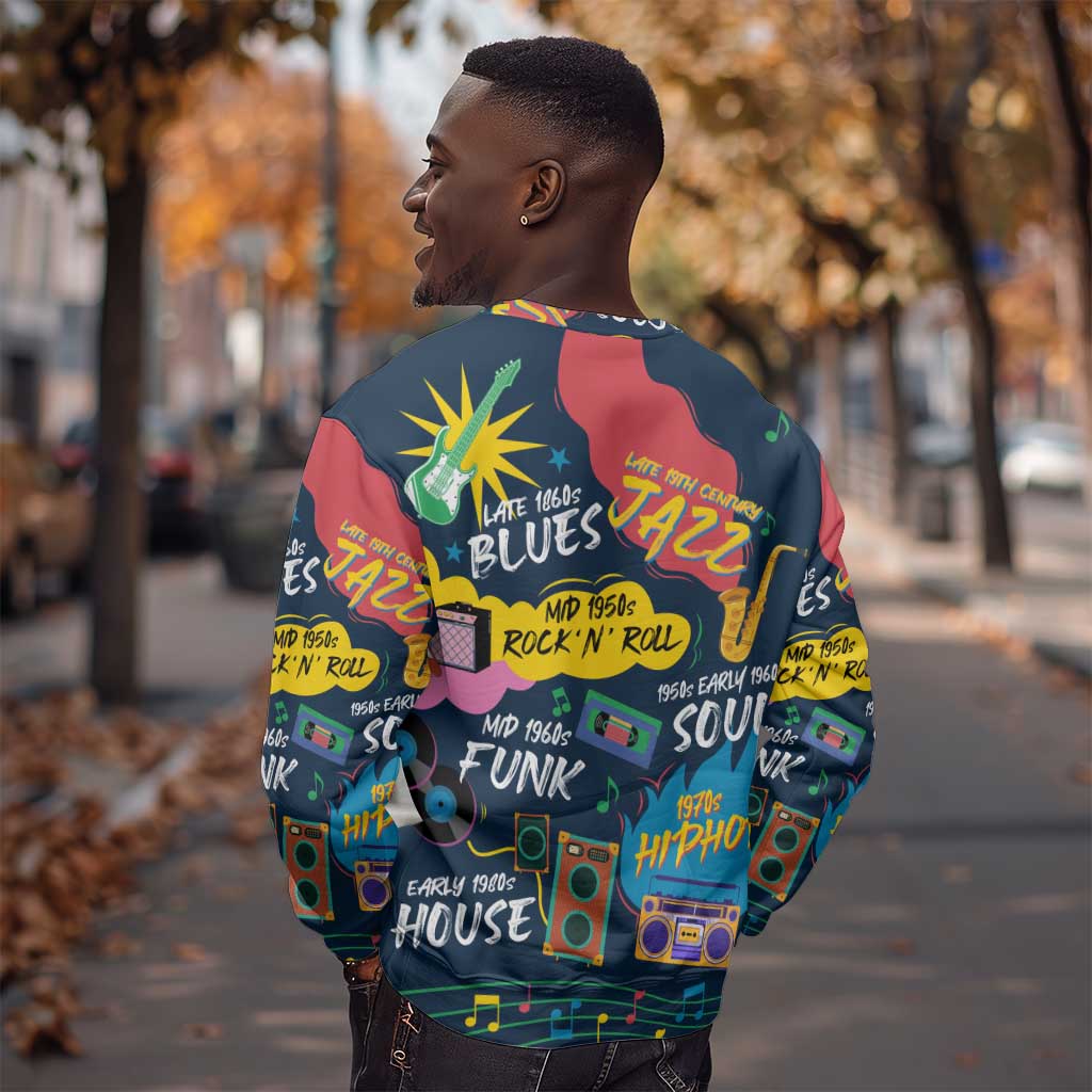 Music That Makes Us Proud African Sweatshirt Black People DT02