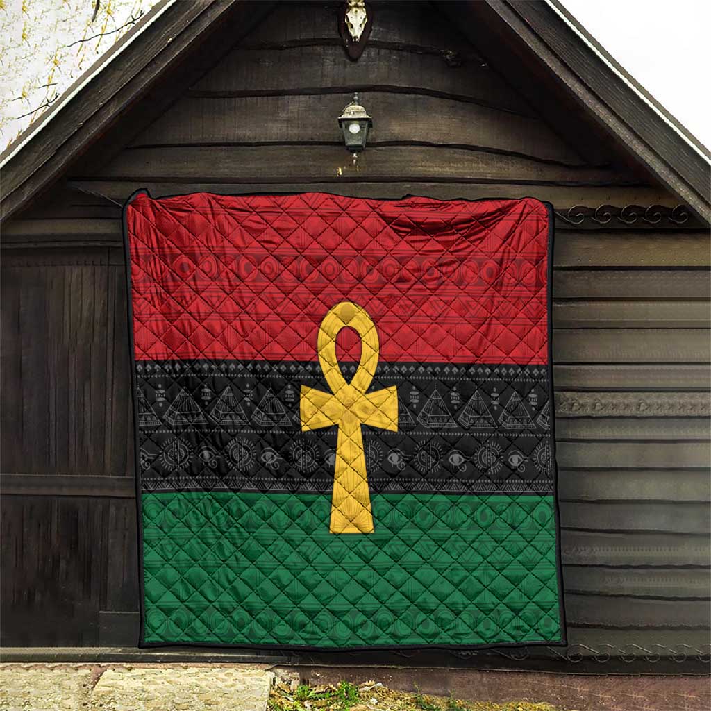 Pan African Ankh Quilt Egyptian Cross DT02