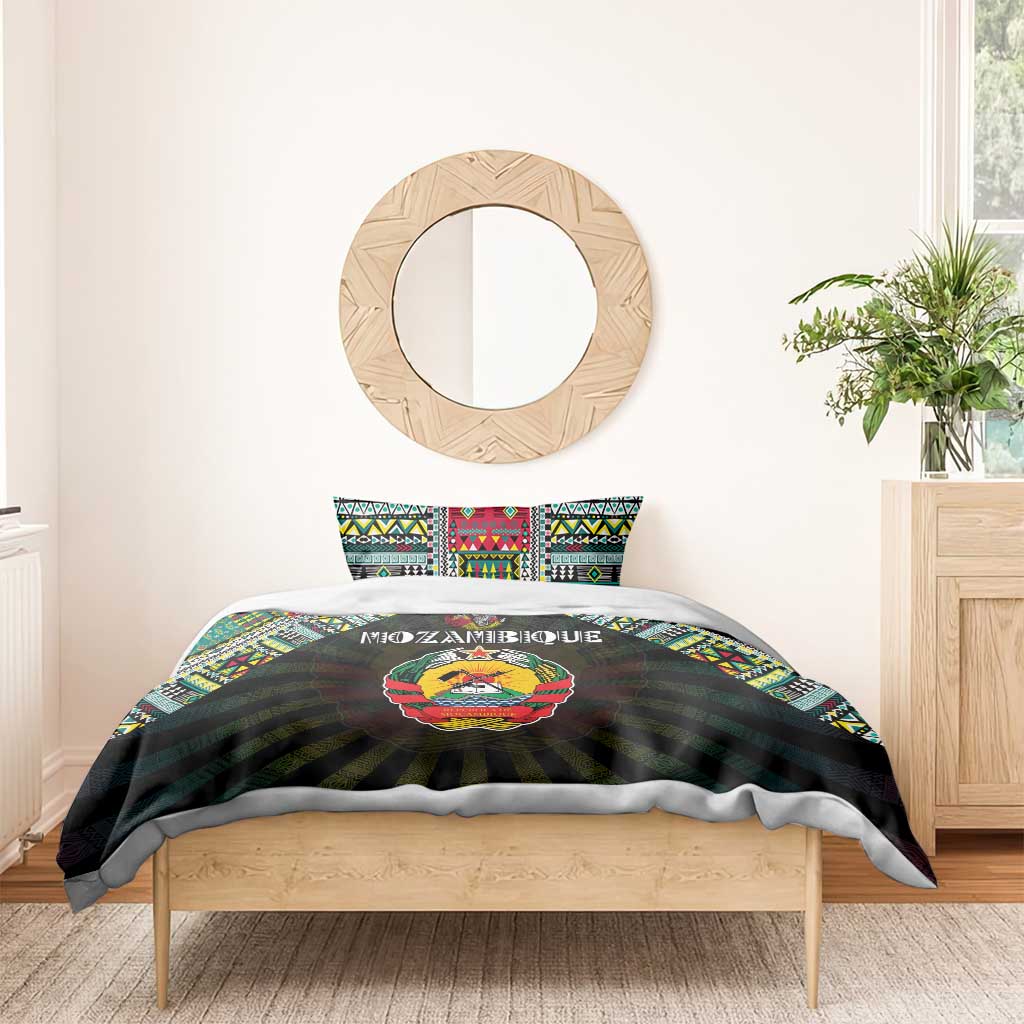 Mozambique Roots Bedding Set African Pride in Fingerprint and Tribal Colors DT02