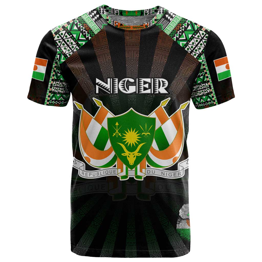Personalized Niger Roots T shirt African Pride in Fingerprint and Tribal Colors DT02
