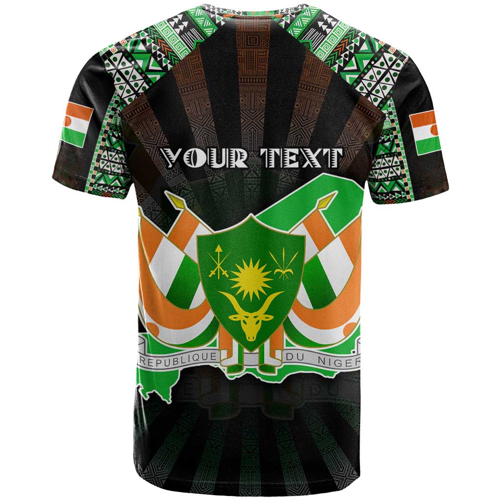 Personalized Niger Roots T shirt African Pride in Fingerprint and Tribal Colors DT02