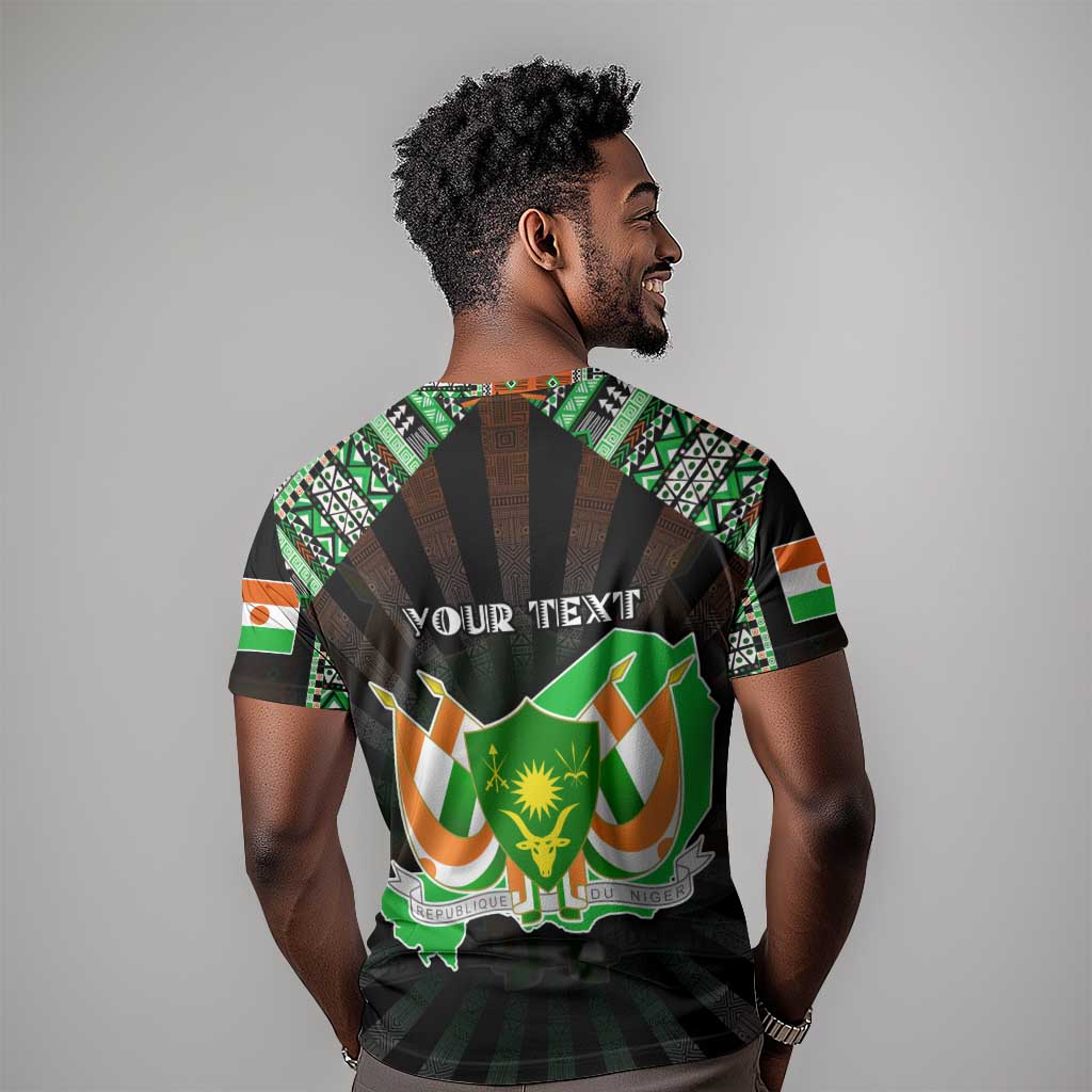 Personalized Niger Roots T shirt African Pride in Fingerprint and Tribal Colors DT02