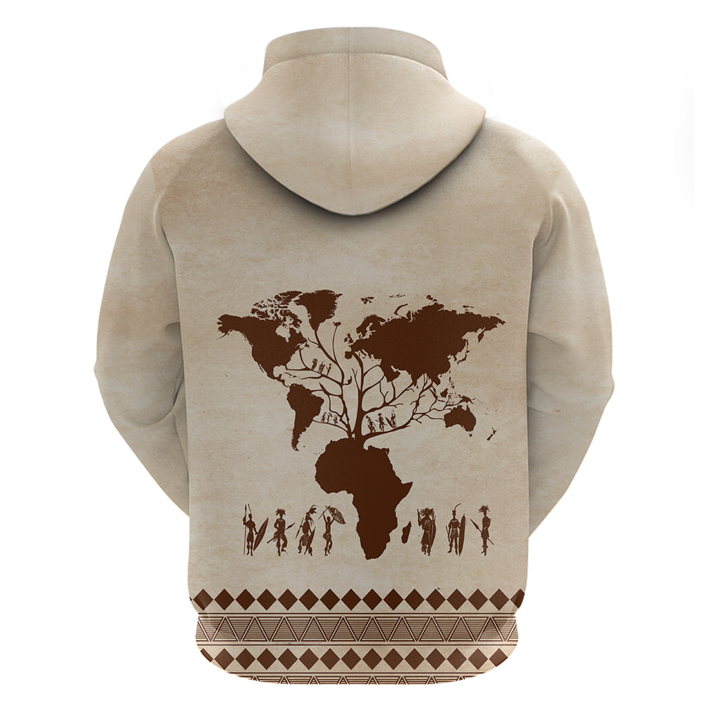 Root Africa Hoodie African Map DT02