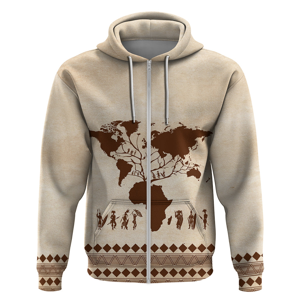 Root Africa Hoodie African Map DT02