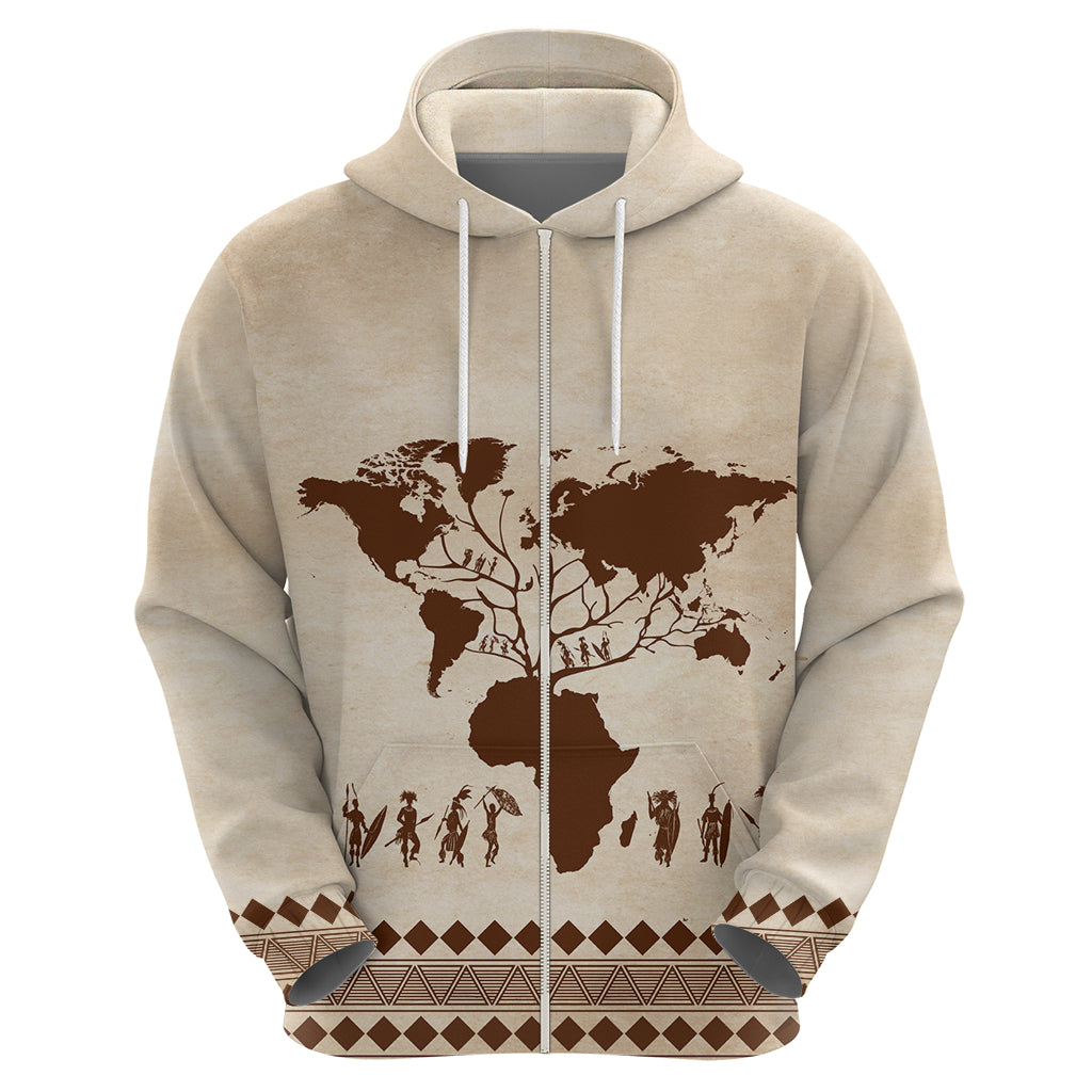 Root Africa Hoodie African Map DT02