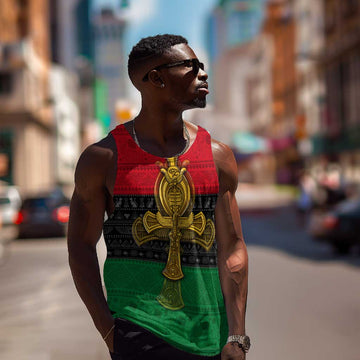 Pan African Ankh Men Tank Top DT02