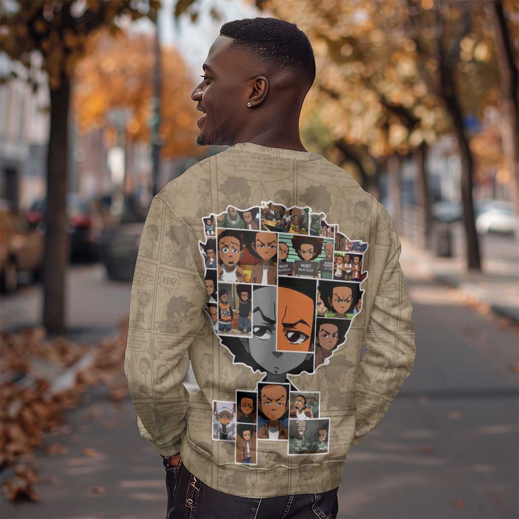 Honoring Huey Freeman - African American Sweatshirt DT02
