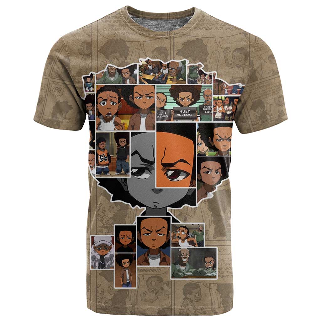 Honoring Huey Freeman - African American T shirt DT02