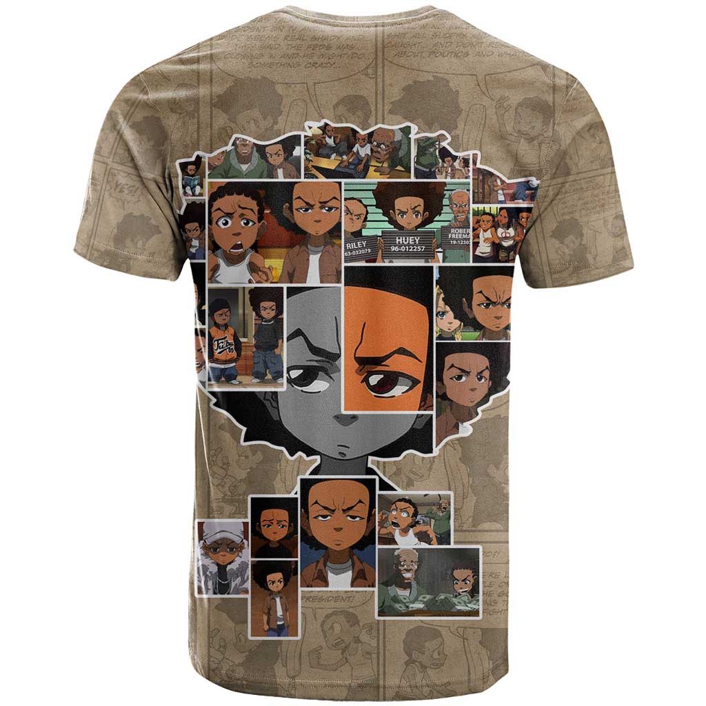 Honoring Huey Freeman - African American T shirt DT02