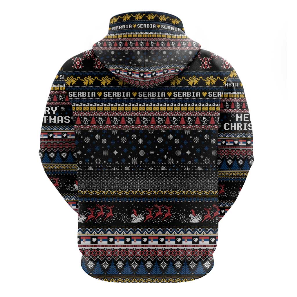 Serbia Hoodie Merry Christmas Family and Friends DT02