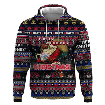 Haiti Hoodie Merry Christmas Family and Friends DT02