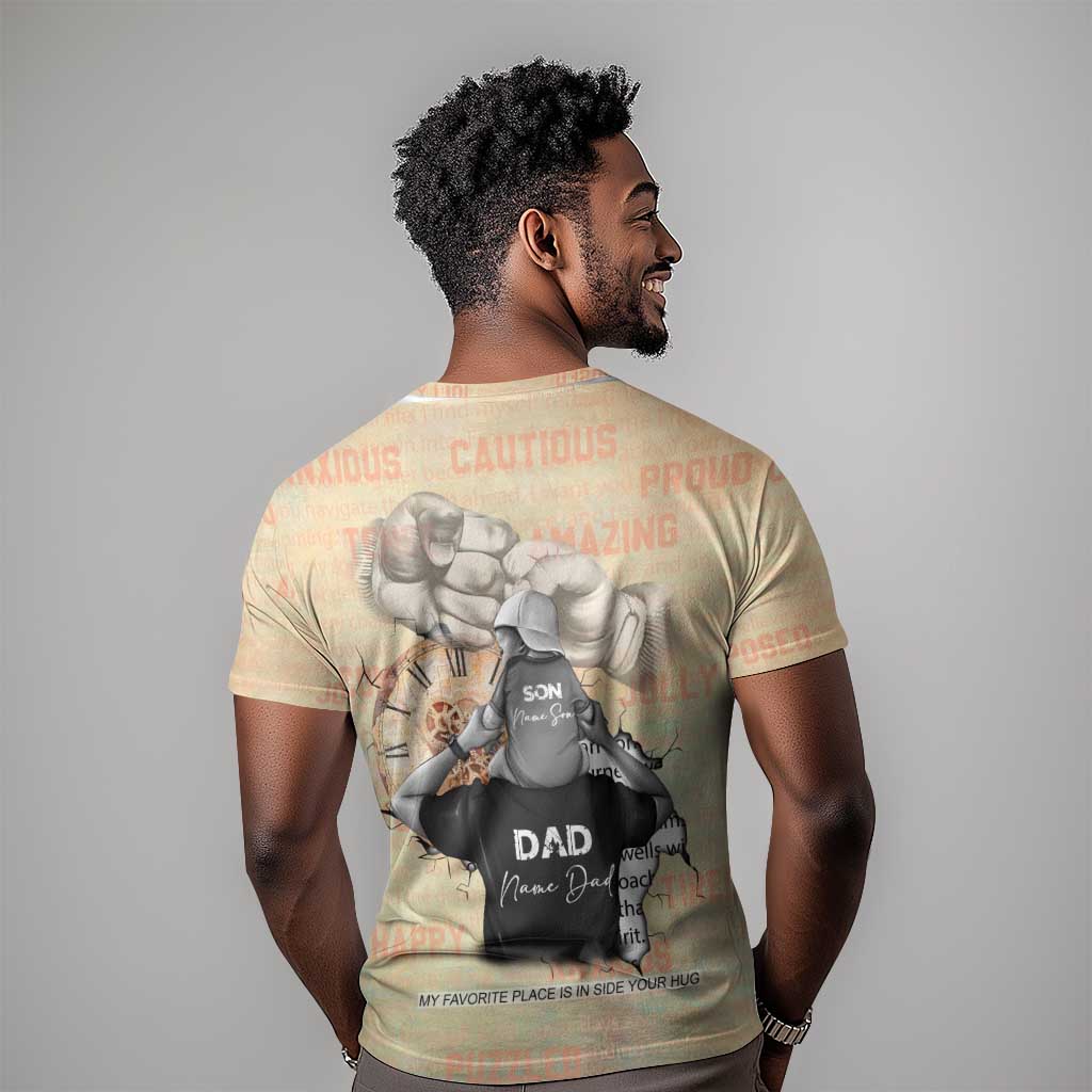 Gift for Dad - Personalized African Father and Son T shirt DT02