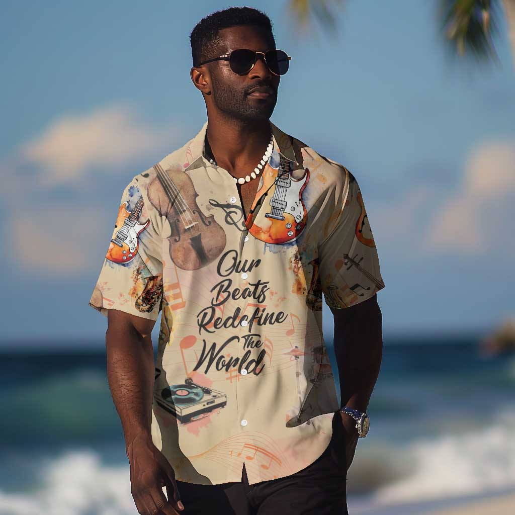 Our Beats Redefine The World African Hawaiian Shirt Afro Music DT03