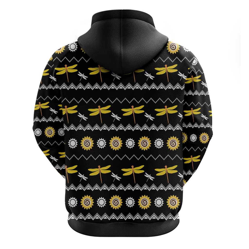 Dragonfly Sunflower Hoodie Dragonfly Appear When Angels Are Near DT03