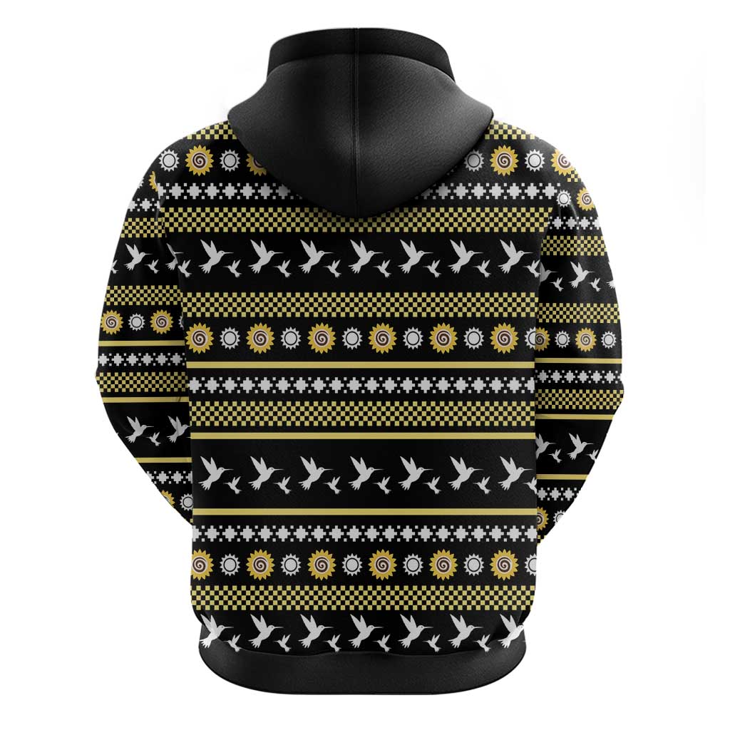 Hummingbird Sunflower Christmas Hoodie You Are My Sunshine DT03