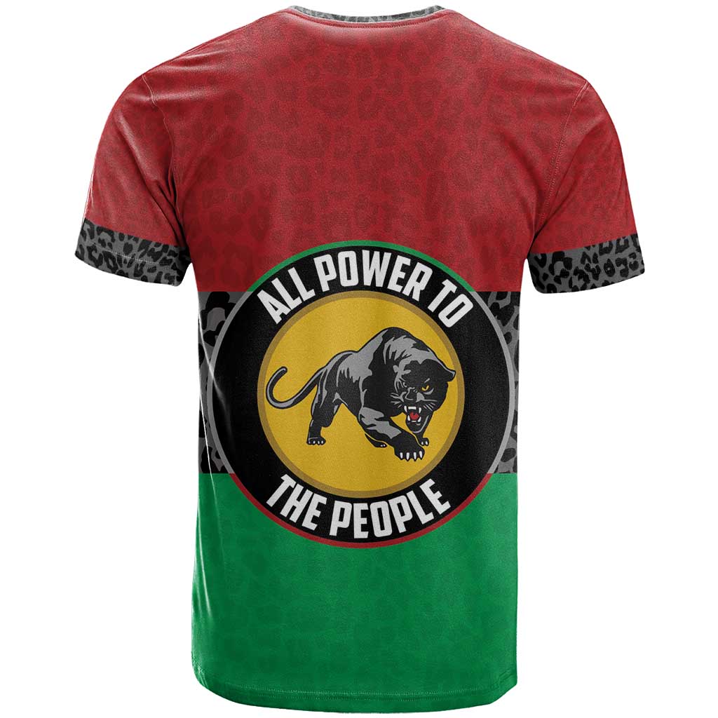 Personalized Pan African Black Panther T shirt All Power To The People DT03