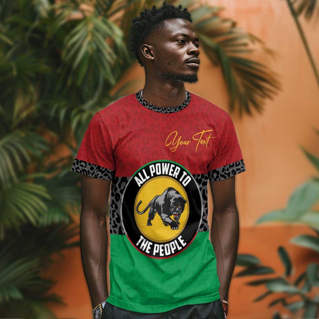 Personalized Pan African Black Panther T shirt All Power To The People DT03