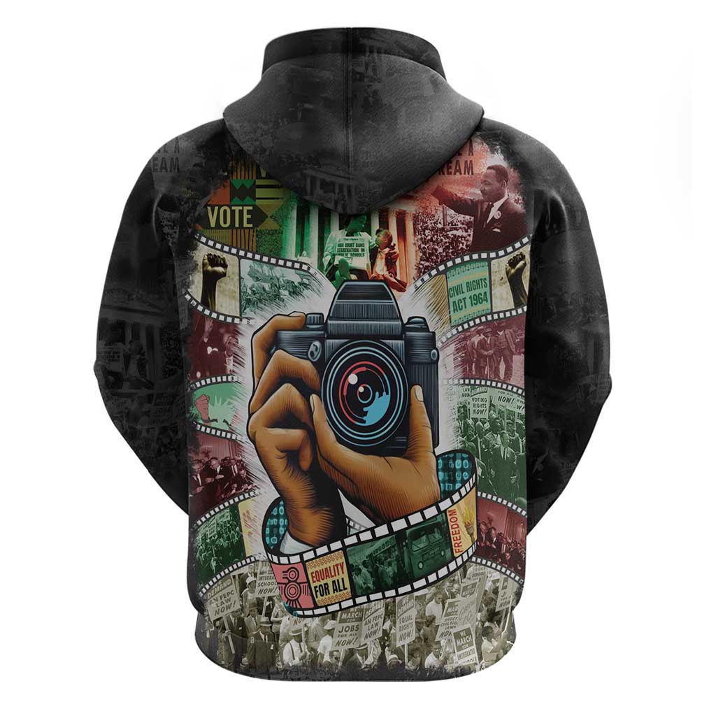 Heritage in Frames Civil Rights Leaders Hoodie African-American Photography DT03
