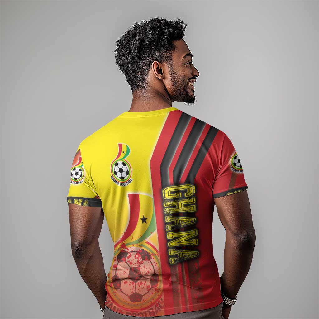 Ghana Soccer T shirt Black Stars Football - Road To Champion DT03