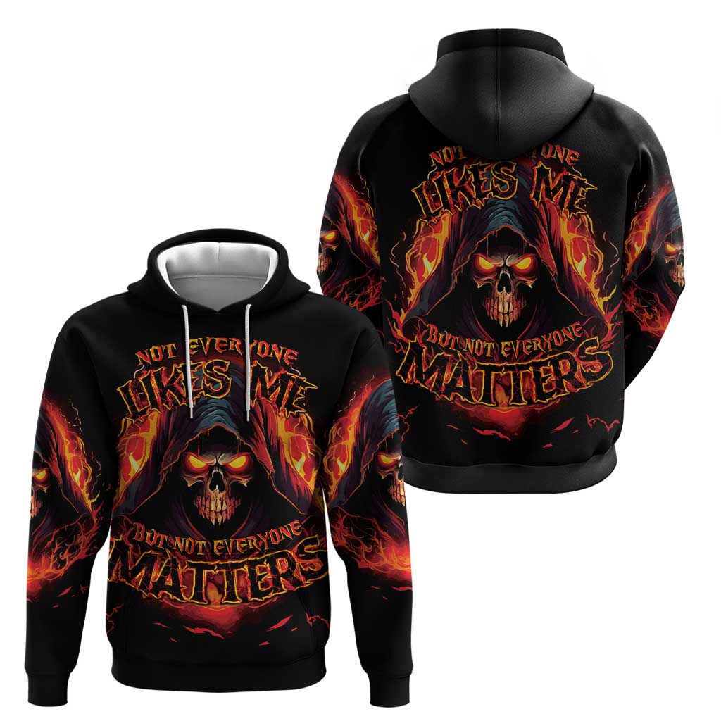 Not Everyone Likes Me Skull Reaper Hoodie DT03