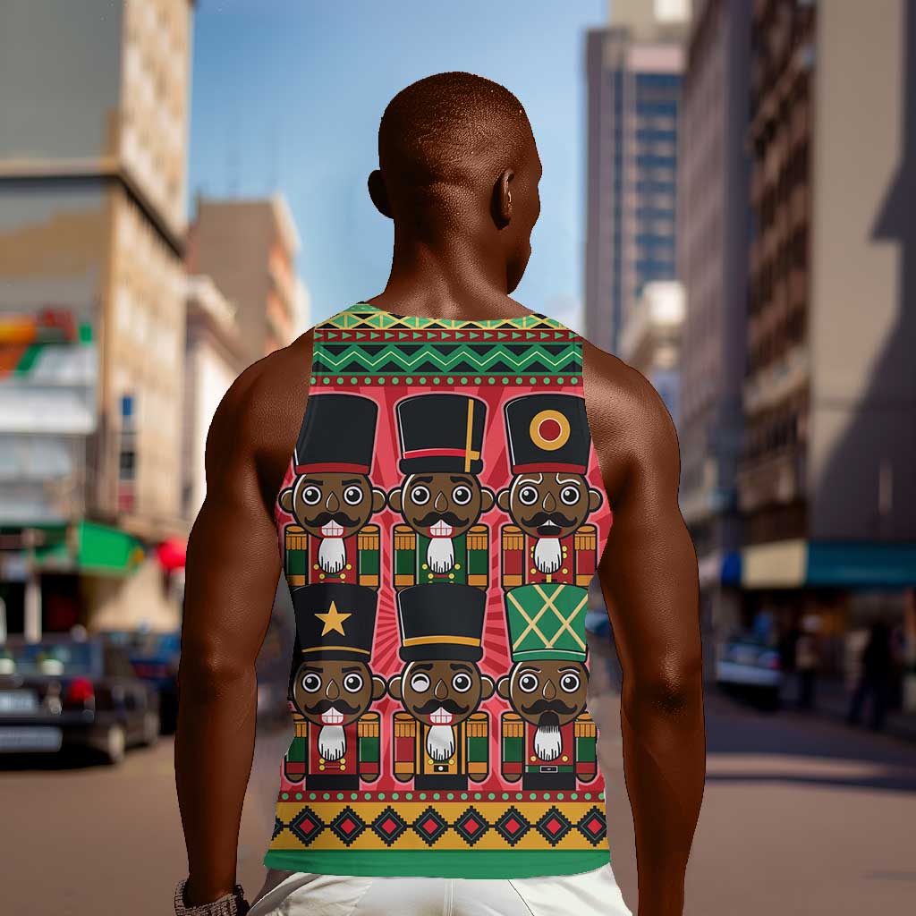 Black Nutcrackers Men Tank Top Afro Christmas DT03