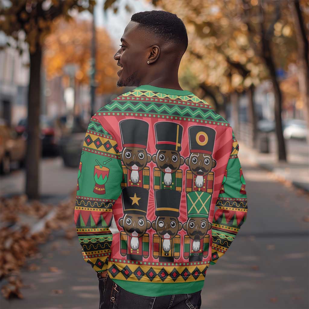 Black Nutcrackers Sweatshirt Afro Christmas DT03