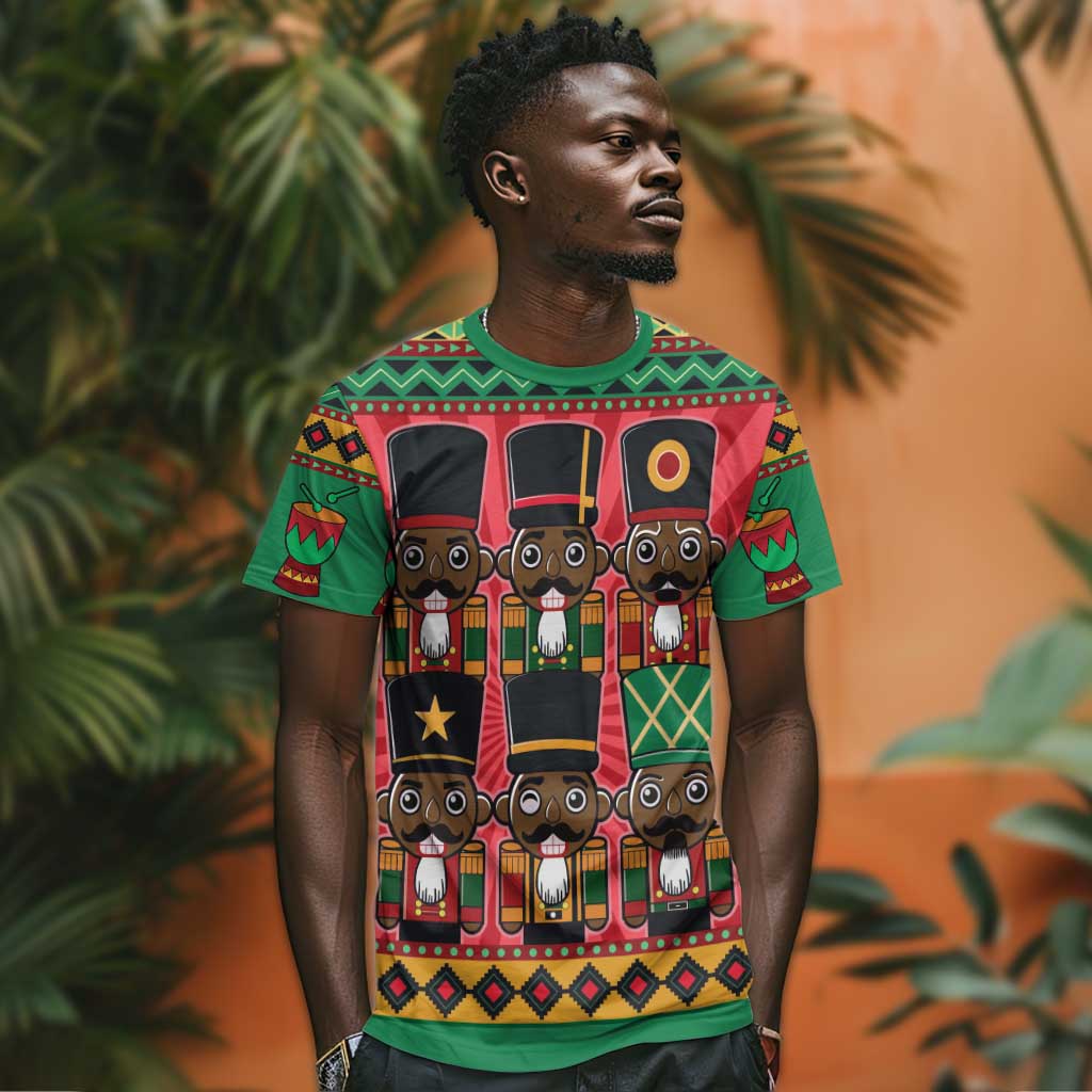 Black Nutcrackers T shirt Afro Christmas DT03
