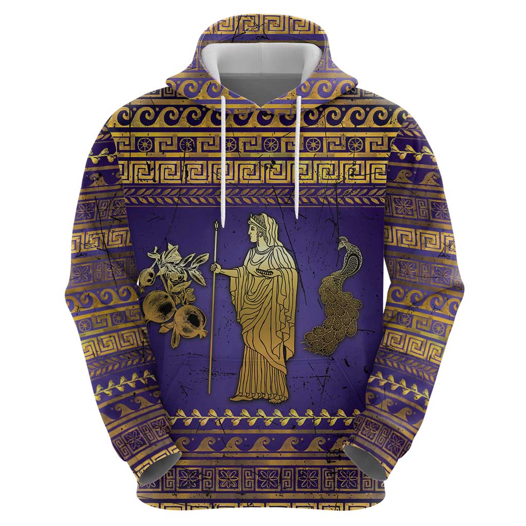 Hera Hoodie Goddess With Ancient Greek Pattern DT05
