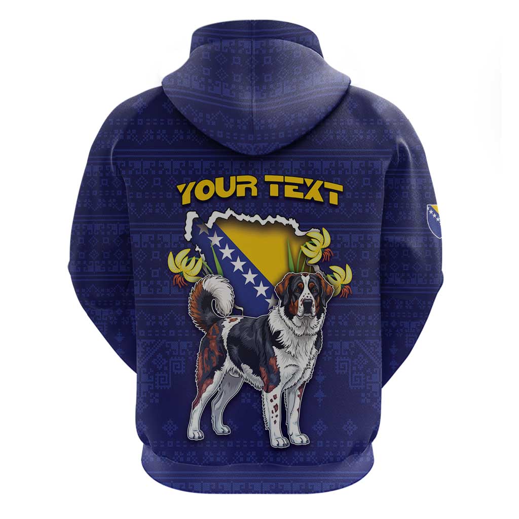 Personalized Bosnia And Herzegovina Hoodie The Tornjak With Lilium Bosniacum DT05