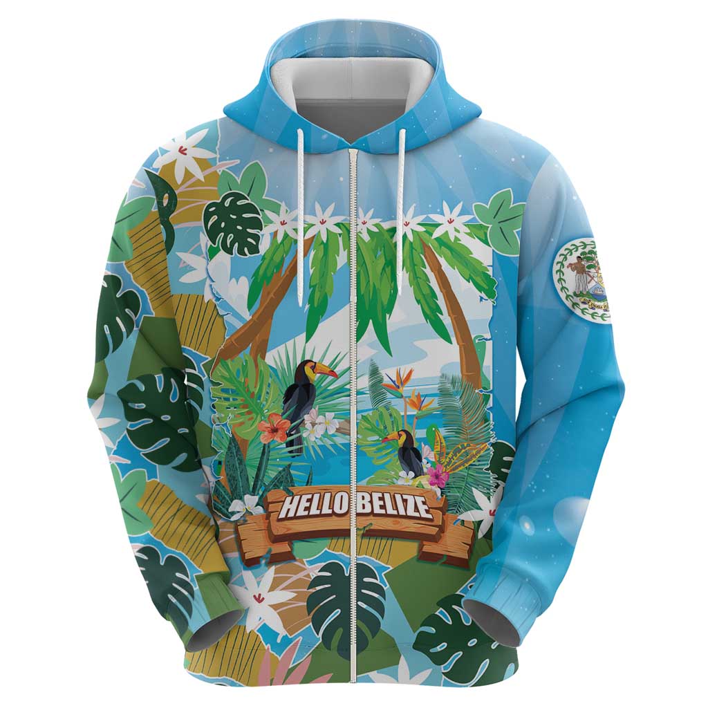 Toucan Belize Hoodie Tropical Vibes DT05