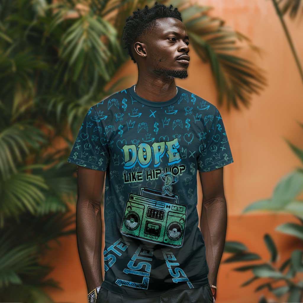 Dope Like Hip Hop T shirt Hiphop Graffiti Style DT05